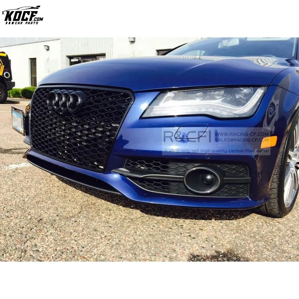 2012-2015 OE Style Carbon Fiber Front bumper Lower Lip For Audi A7 Sline S7 front lip