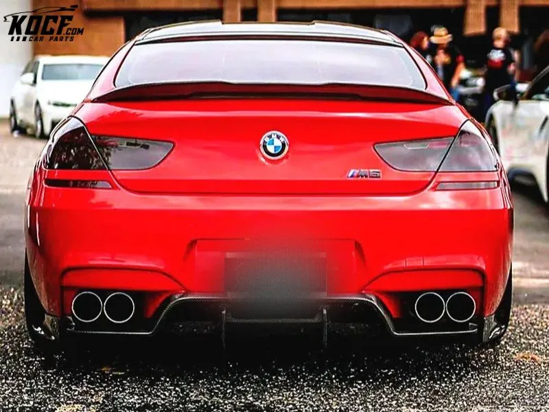 2012-2016 PS-M style Carbon Fiber Rear Bumper Lip Diffuser Spoiler under-tray For BMW F06 F12 F13 M6 Coupe Sedan