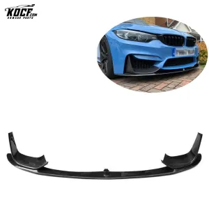 2015-19 F80 M3 MP style Carbon Fiber Front Bumper Chin Lip with splitter For BMW F80 M3 F82 F83 M4