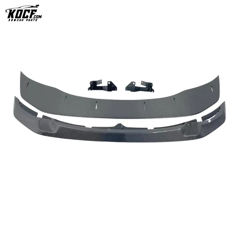 2015-2019 F82 M4 2PCS/SET GT-S style carbon fiber front bumper lip spoiler splitter for BMW F80 F82 M3 M4