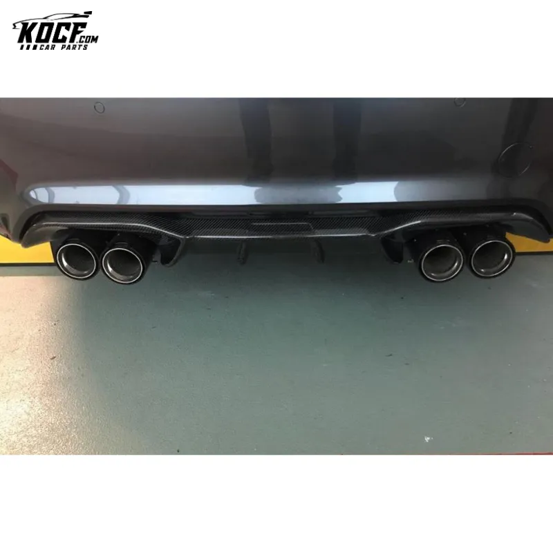 2016-2019 For BMW F87 M2 M2 COMPETITION AKP style carbon fiber rear diffuser lip