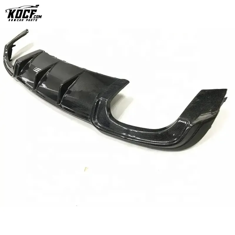 A3 S3 R style Carbon Fiber Rear Bumper Lip Diffuser Spoiler For Audi 17 