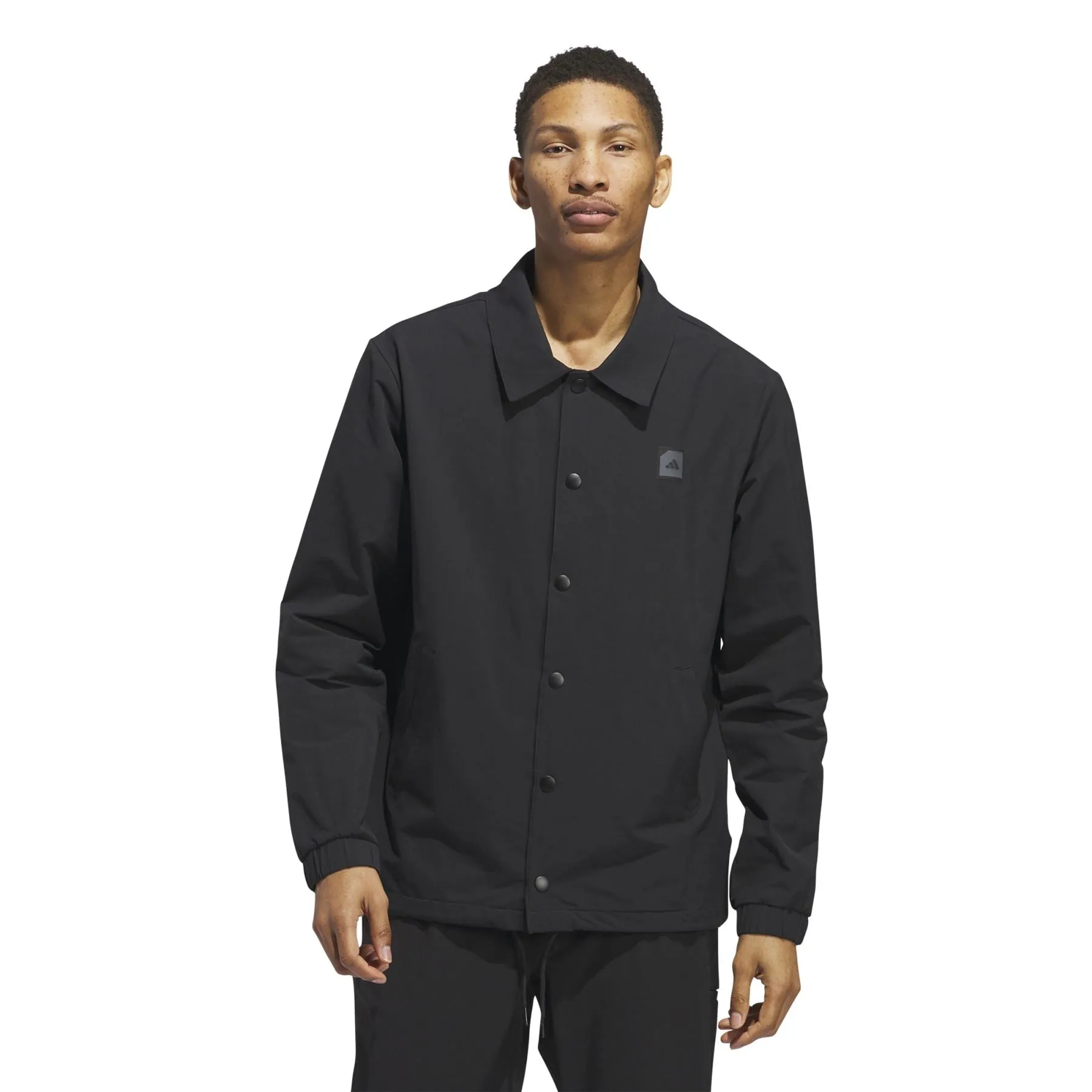 Adicross Button Through Coaches Jacket Black - SS24