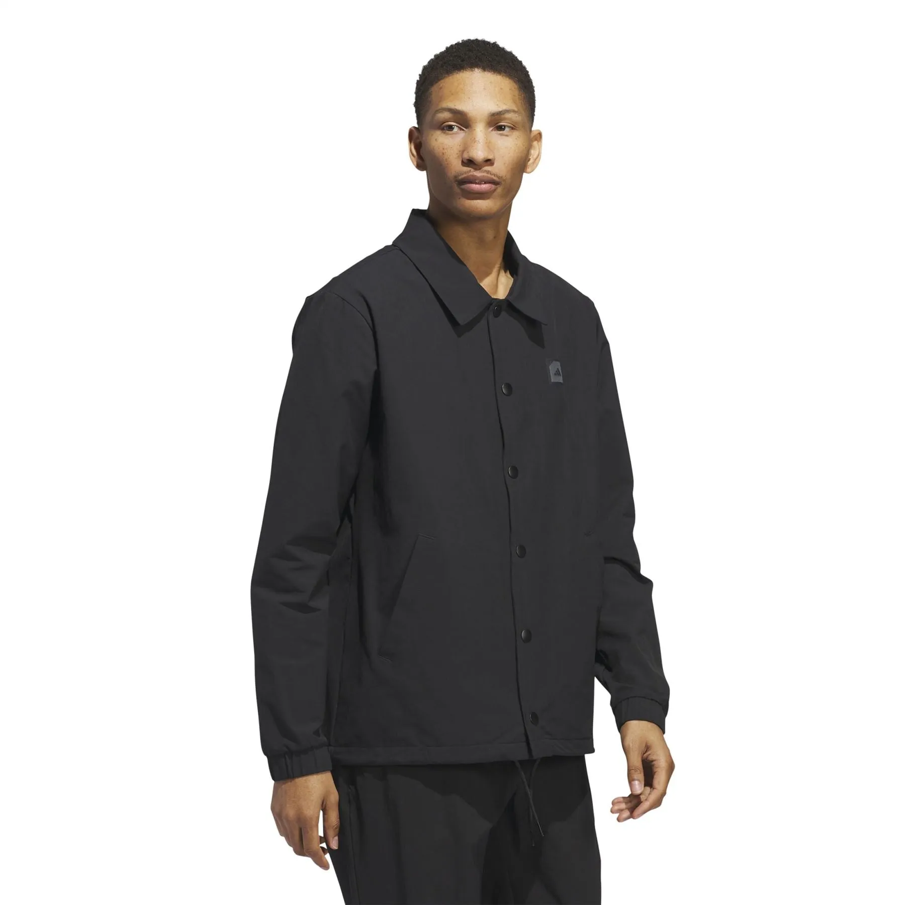 Adicross Button Through Coaches Jacket Black - SS24