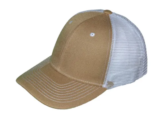 Adult Structured Trucker Hats with Mesh Back