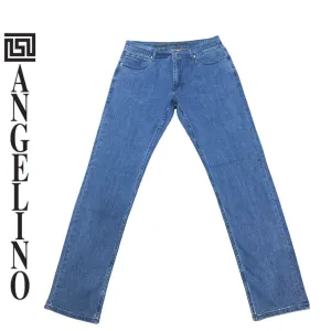 Angelino - Classic Fit - Petrol Blue Jeans D20