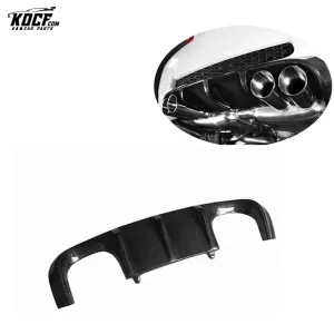 Auto Car Styling E92 M3 Rear Lip HM style carbon fiber rear bumper diffuser lip for BMW E92 M3 2009-13