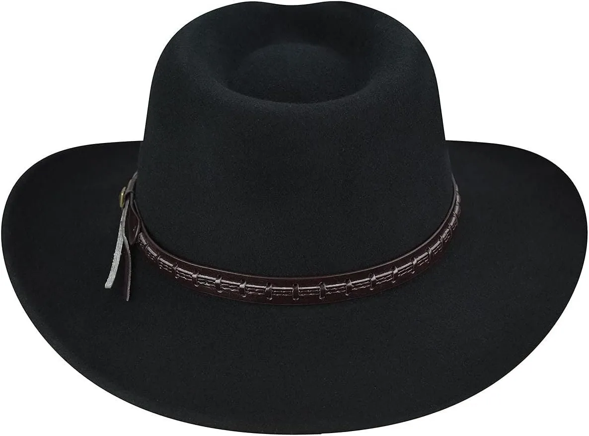 Bailey Hats Men's Litefelt Wool Western Firehole Hat