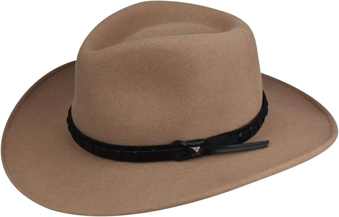 Bailey Hats Men's Litefelt Wool Western Firehole Hat