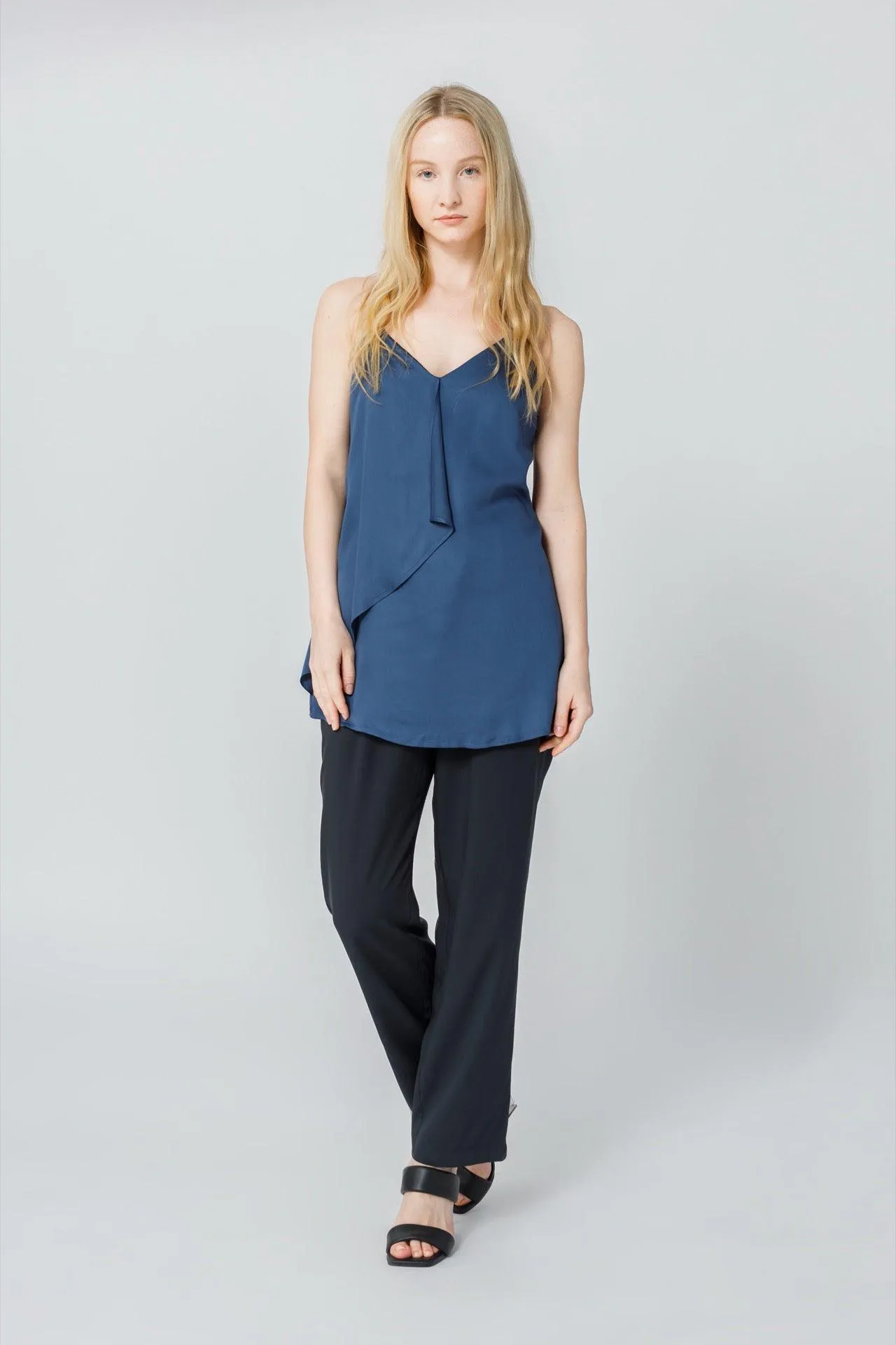 Bamboo Viscose Layered Cami Pajama Top