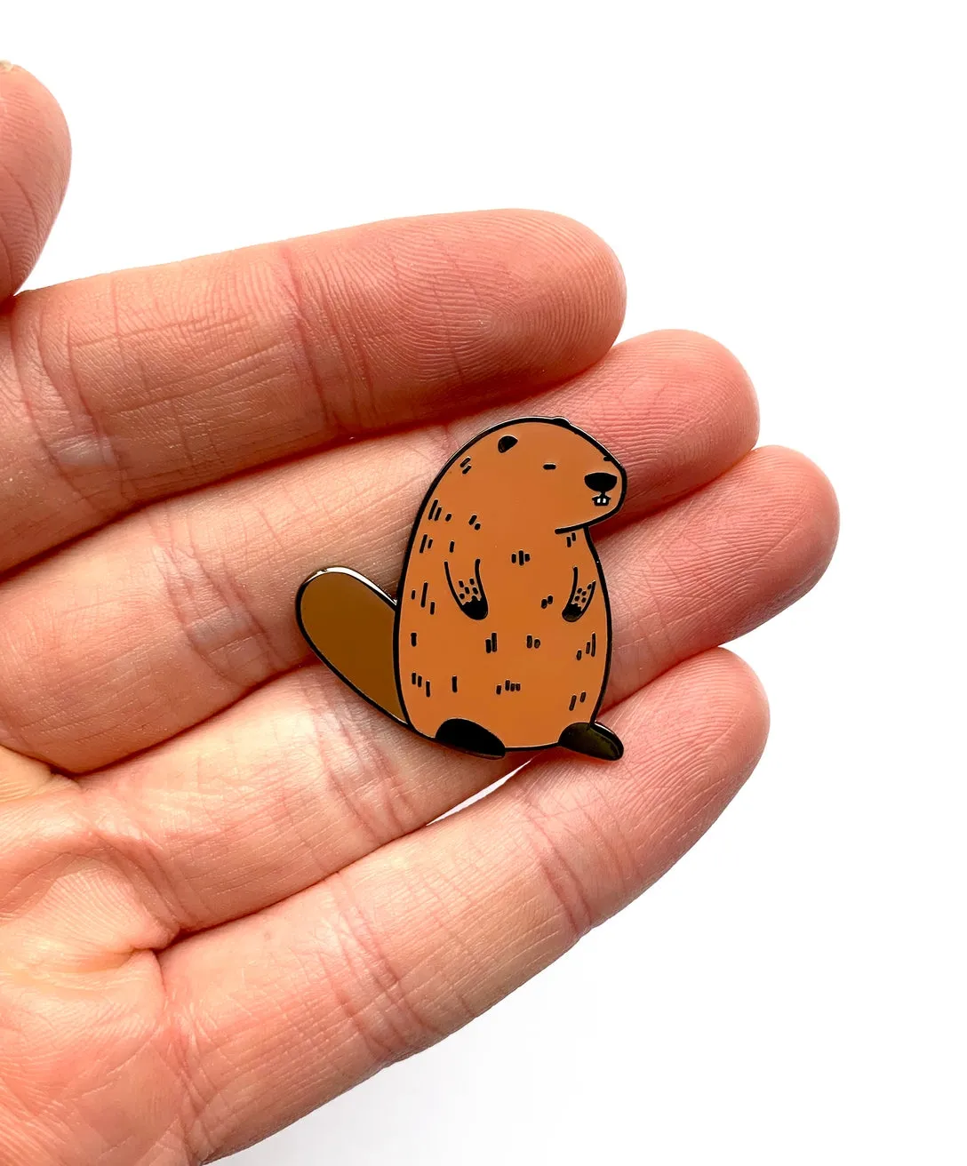 Beaver Enamel Pin