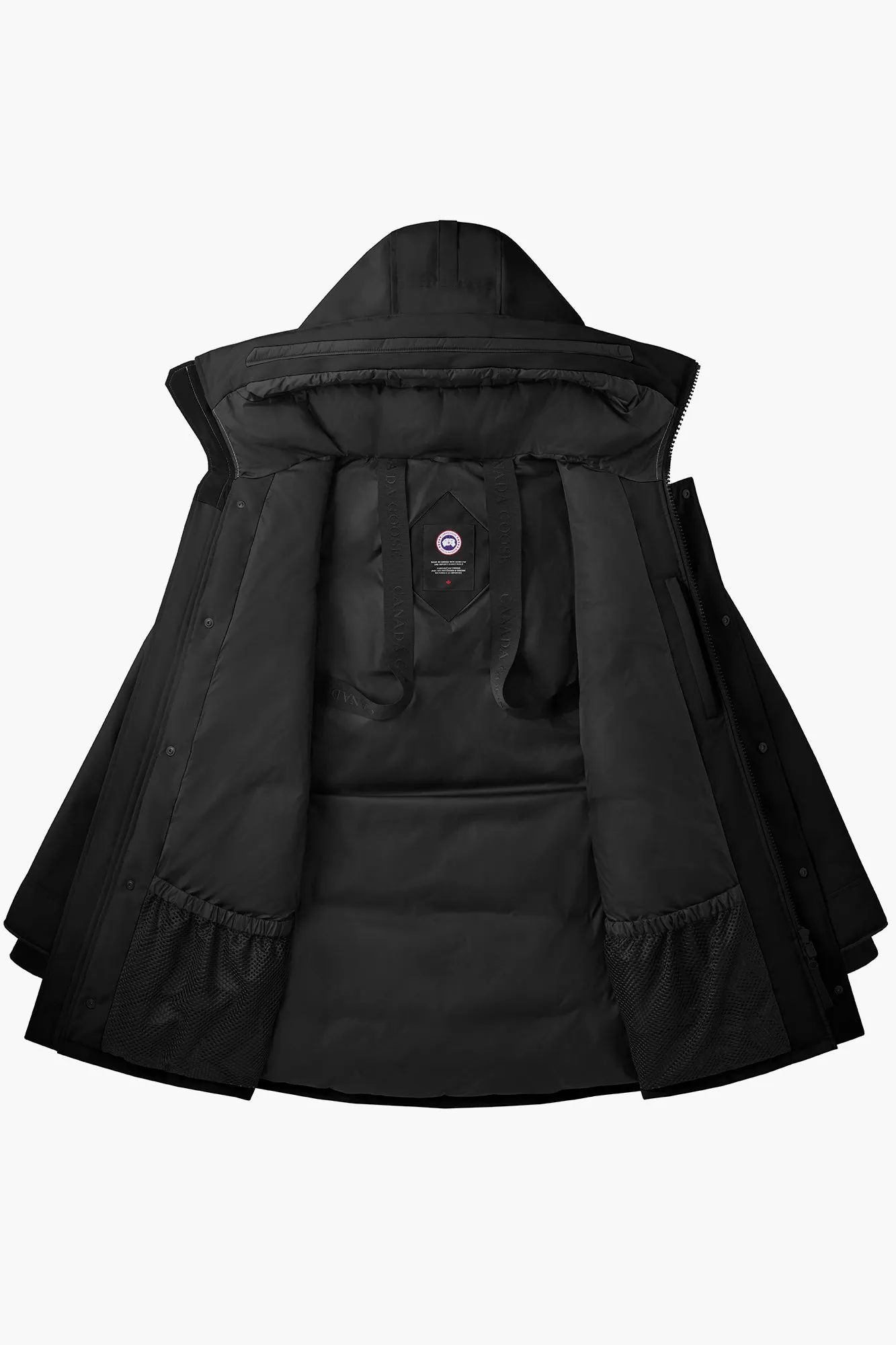 Black Mens Black Disc Langford Parka