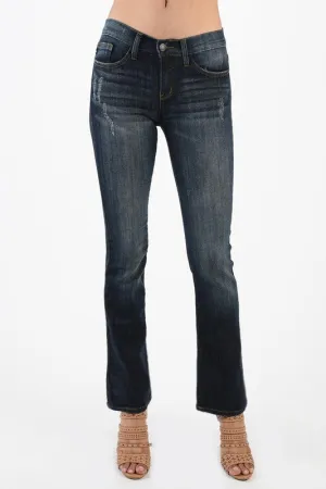 Bootcut Jeans - dark wash