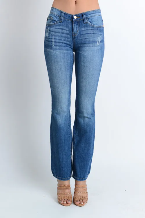 Bootcut Jeans - medium blue