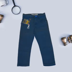 Boys Blue Solid Jeans