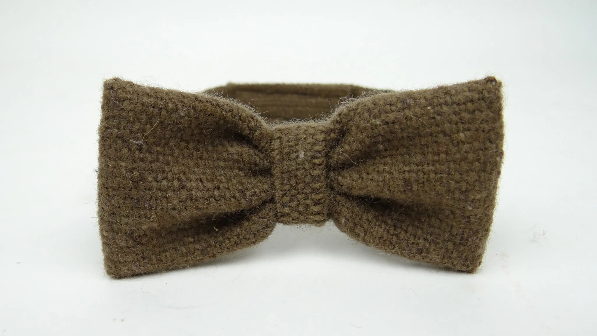 Brown Wool Tie