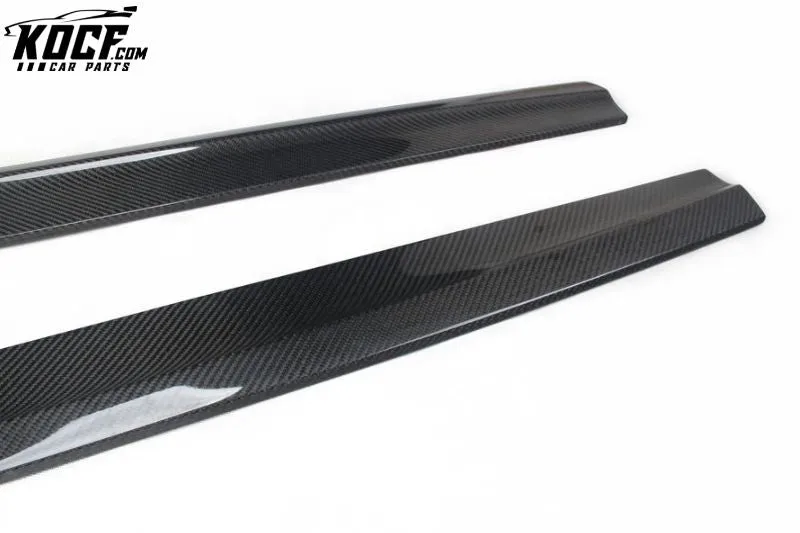 Carbon fiber R20 Side Skirts Extension for VW Golf 6 VI MK6 R20 Hatchback 2010-2013