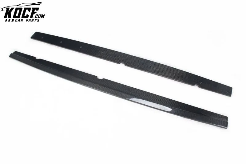 Carbon fiber R20 Side Skirts Extension for VW Golf 6 VI MK6 R20 Hatchback 2010-2013