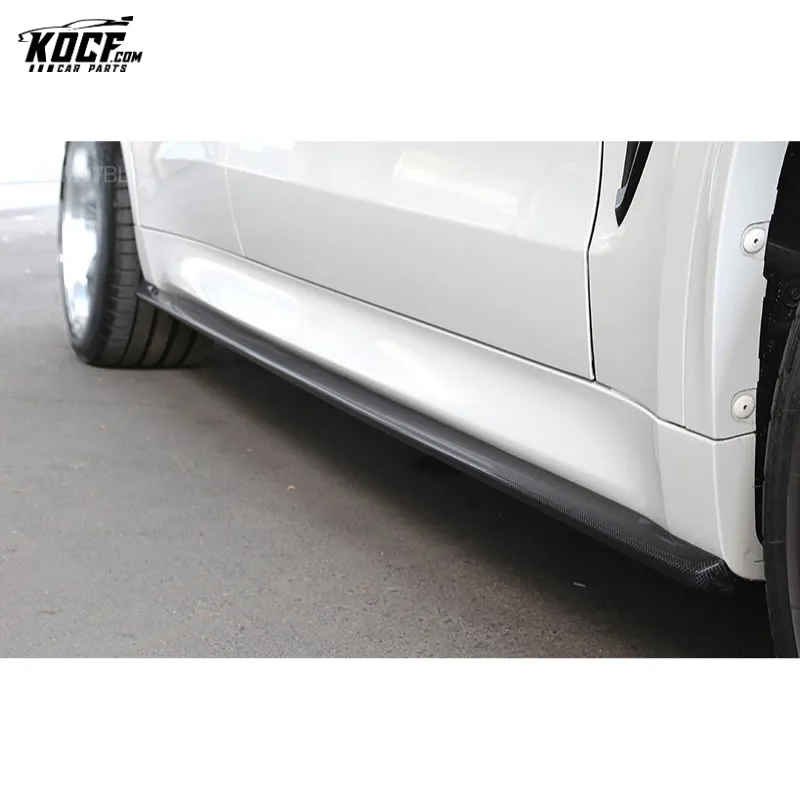 Carbon Fiber Side Skirts Rocker Panels For BMW F85 F86 X5M X6M F15 X5