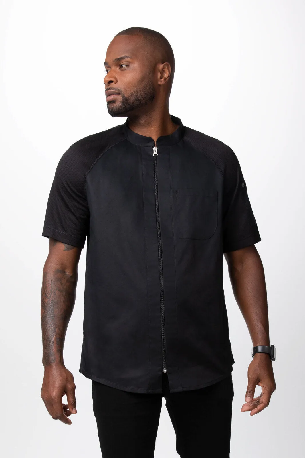 Chef Works Arcadia Chef Jacket- Black