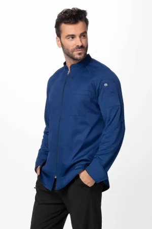 Chef Works Mens Napal Chef Jacket- Blue