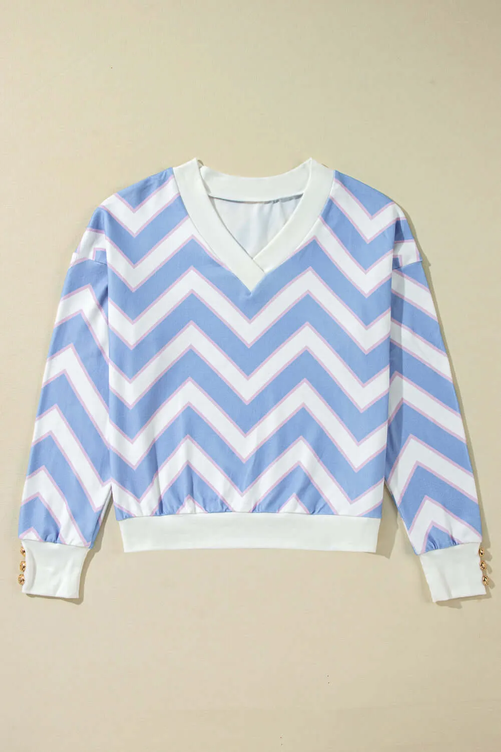 CHEVRON CHIC TOP