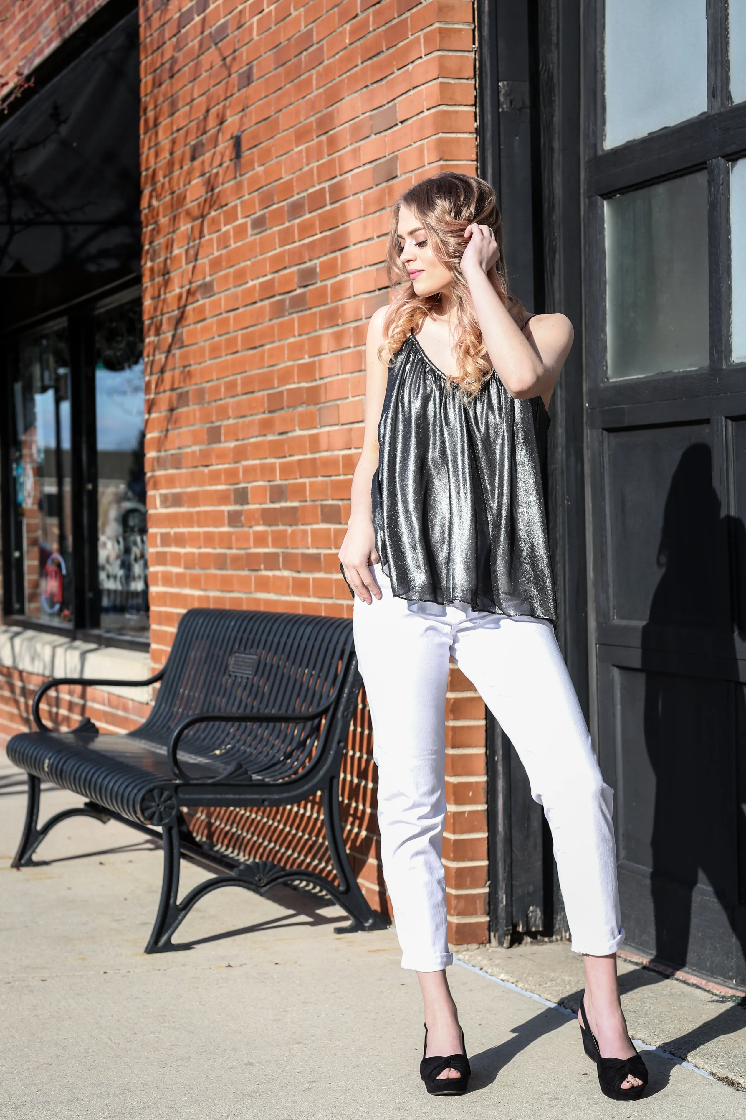 Classic White Boyfriend Jeans