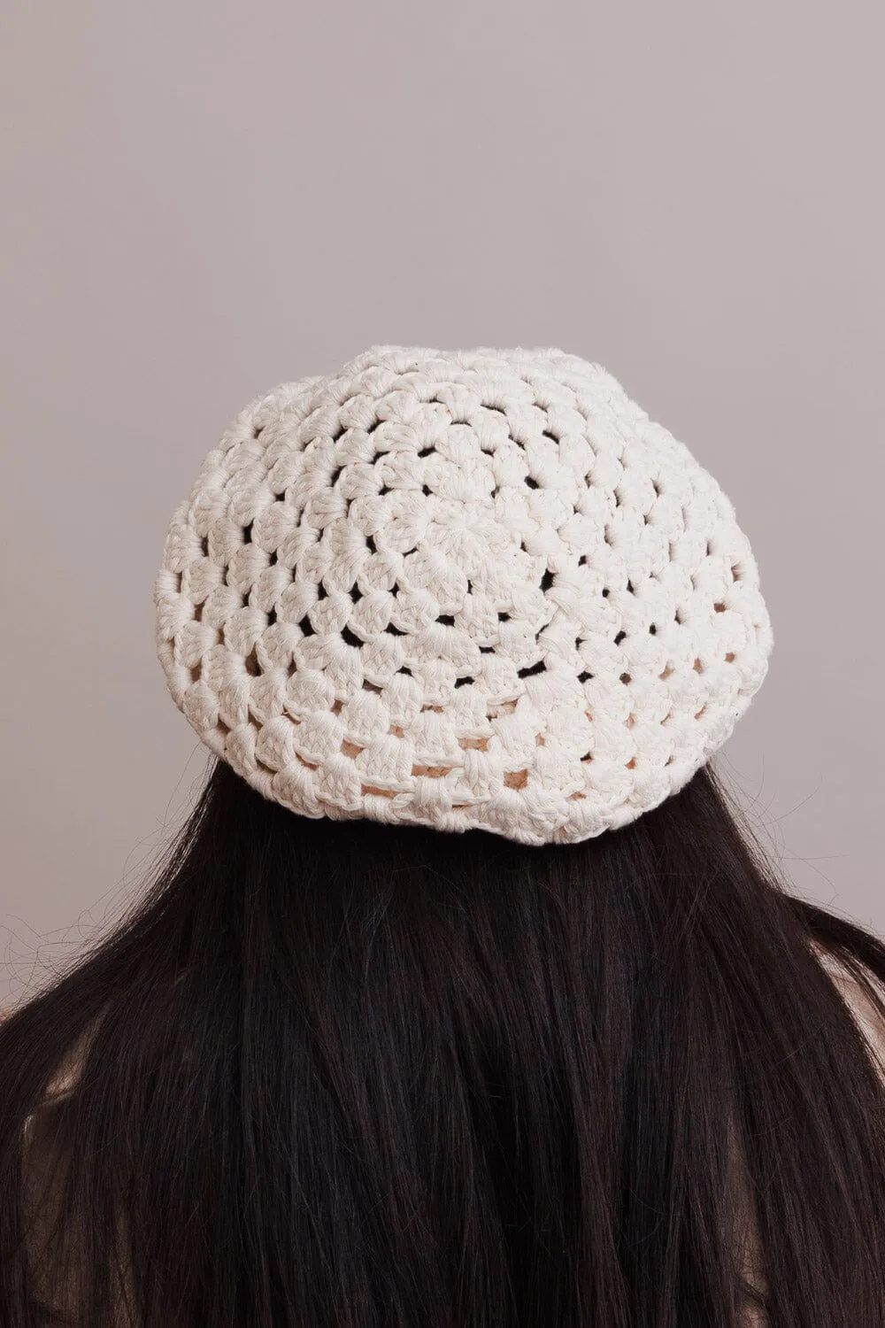 Darling Crochet Knitted Beret