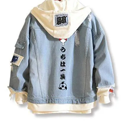 Denim Hoodie Set-3 Naruto (Variants Available)