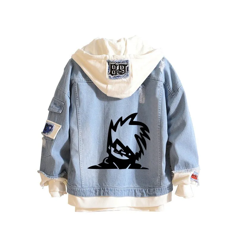 Denim Hoodie Set-3 Naruto (Variants Available)