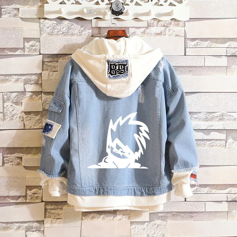 Denim Hoodie Set-3 Naruto (Variants Available)