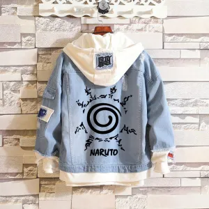 Denim Hoodie Set-3 Naruto (Variants Available)