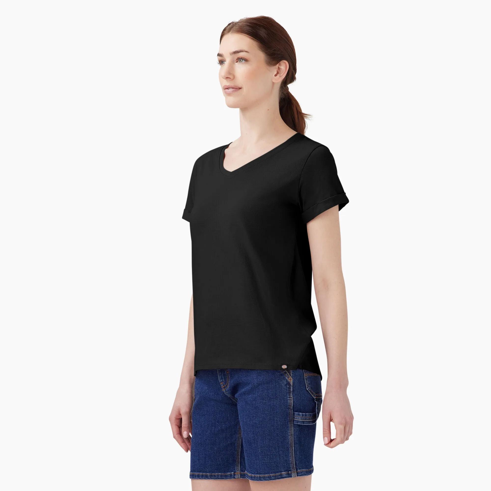 Dickies Women's V-Neck T-Shirt