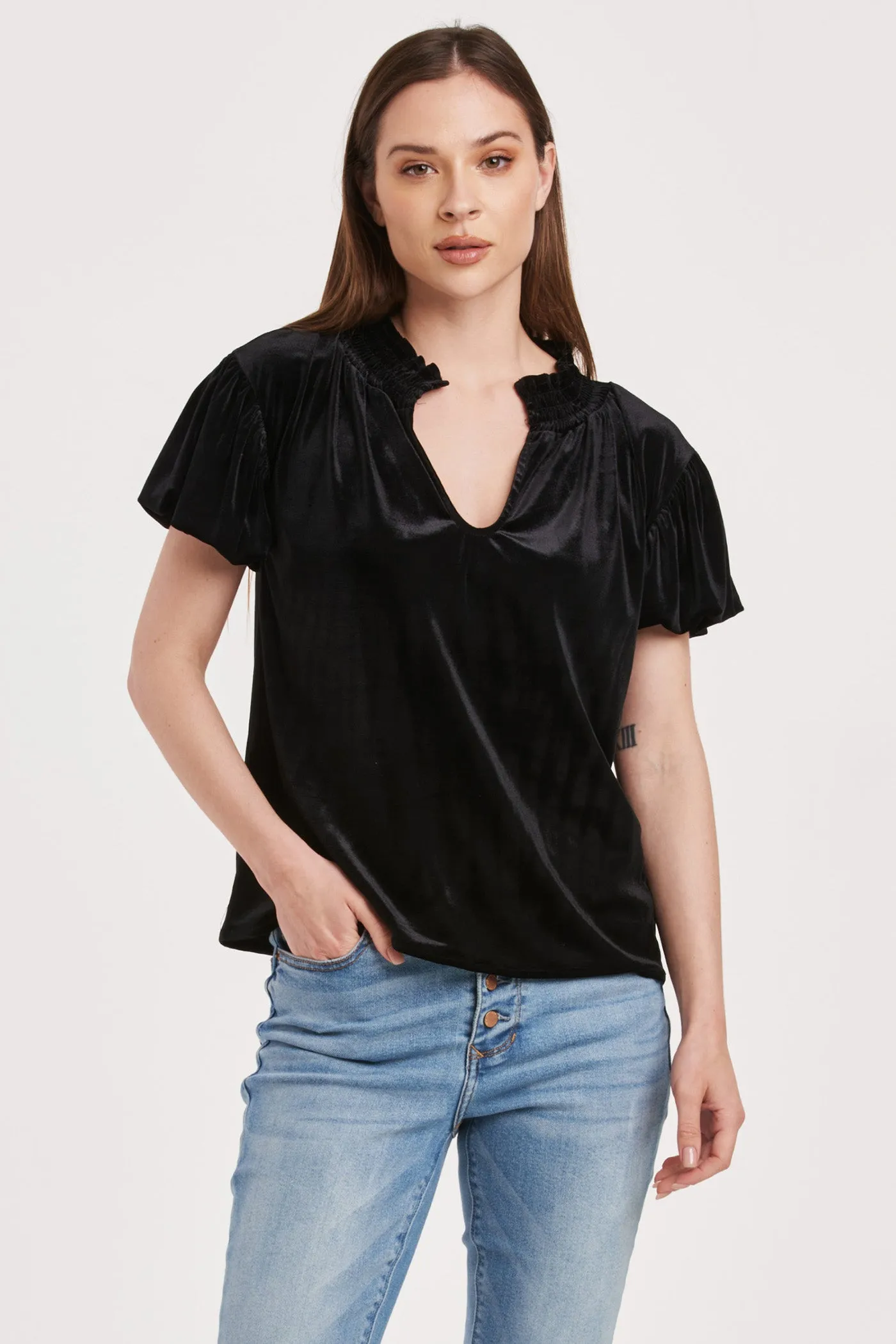 Eira Velvet Top