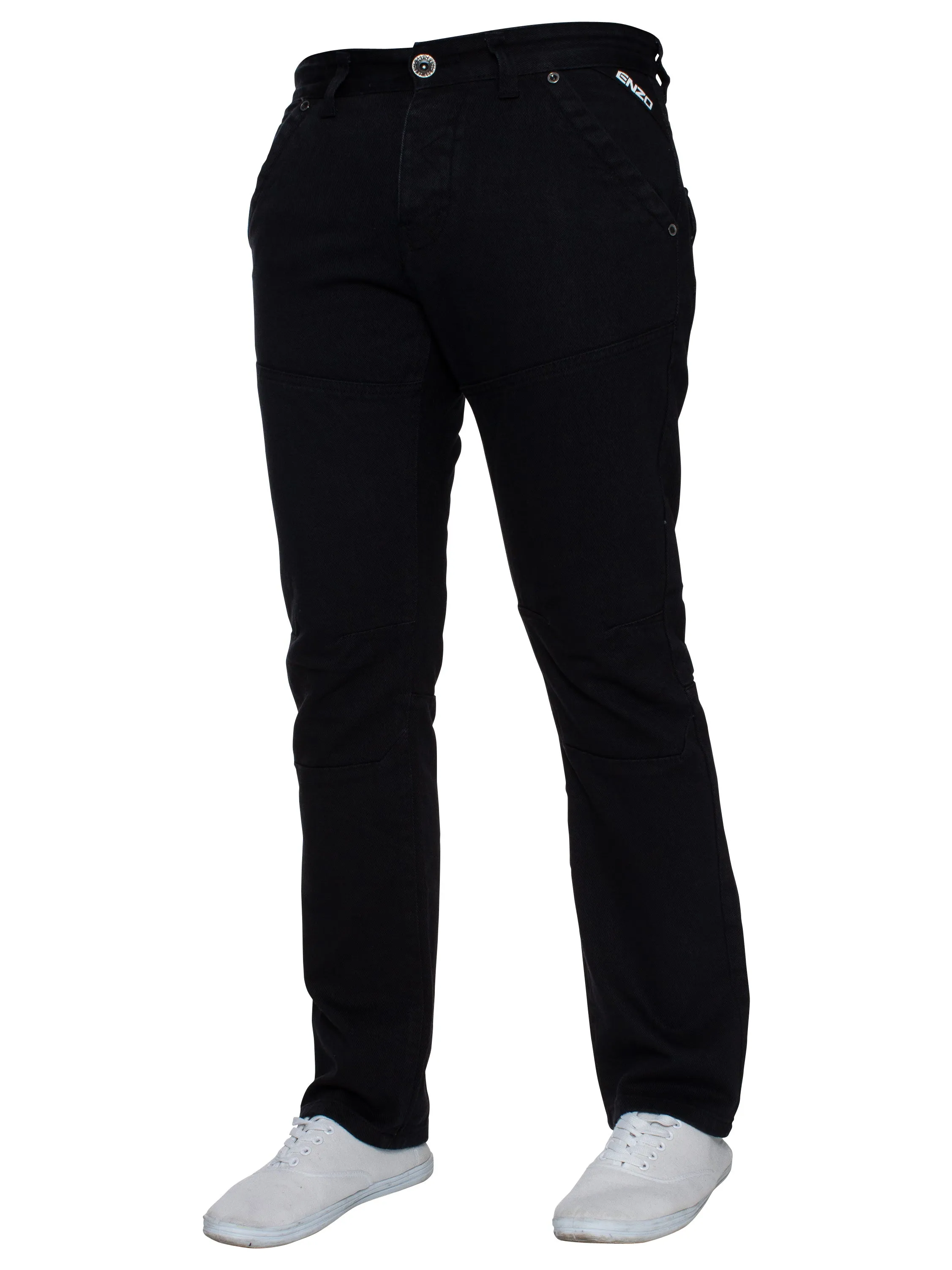 Enzo | Mens Miguel Straight Leg Denim Jeans