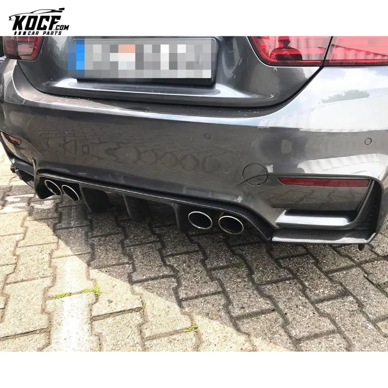 F80 M3 VRS-type Carbon Fiber Rear Bumper Lip Diffuser Spoiler For BMW F80 M3 F82 F83 M4