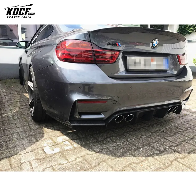 F80 M3 VRS-type Carbon Fiber Rear Bumper Lip Diffuser Spoiler For BMW F80 M3 F82 F83 M4