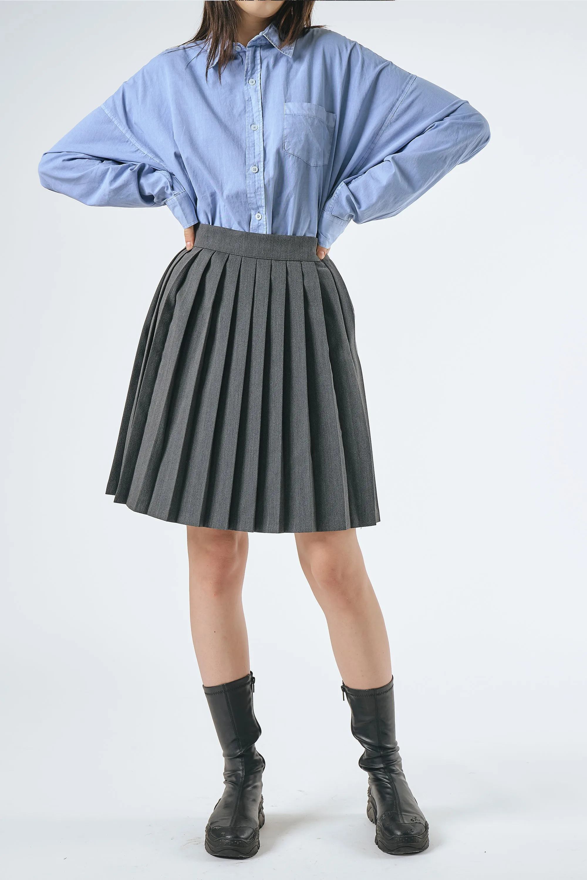 Folli Pleated Skirt