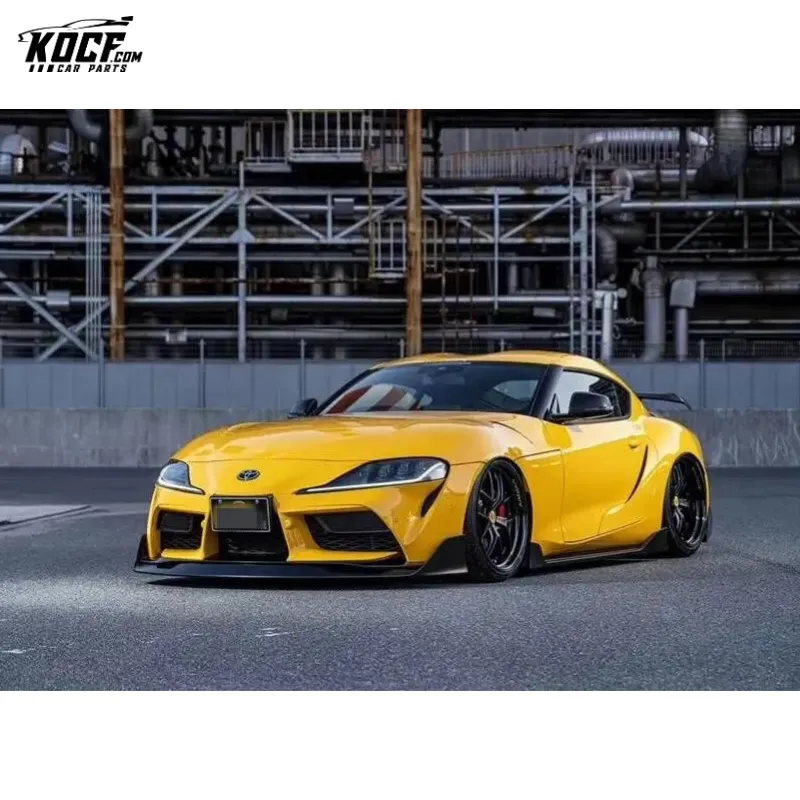 For 2019-20 Toyota Supra A90 AG style Carbon Fiber Aero Body kit Front lip Side skirts Rear diffuser Spoiler