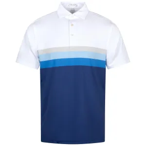 Fulton Performance Jersey Polo Collar White - AW24