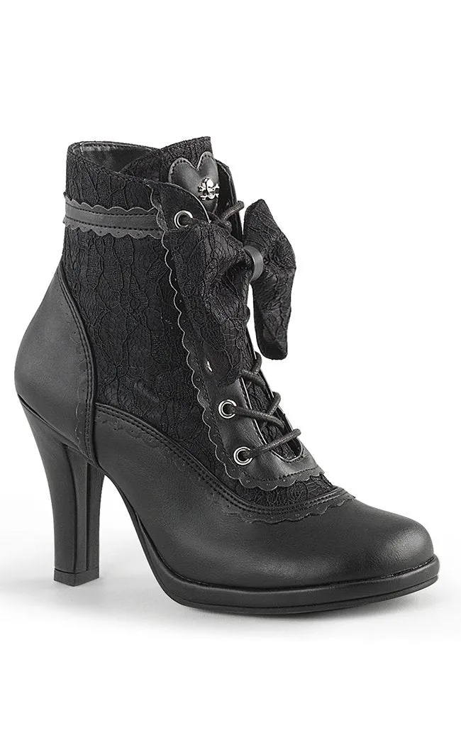 GLAM-200 Black Ankle Boots