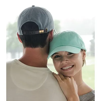 Green Dad Hat - Preble Hornets in Vintage Chainstitch Script