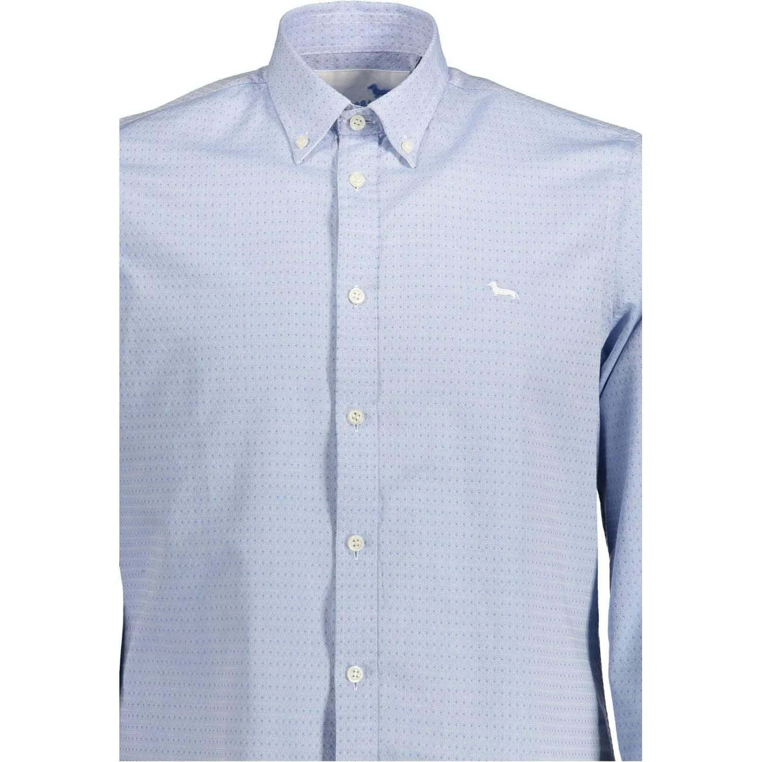 Harmont & Blaine Light Blue Cotton Regular Fit Shirt