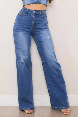 High-Rise Everyday Wide Leg Jeans