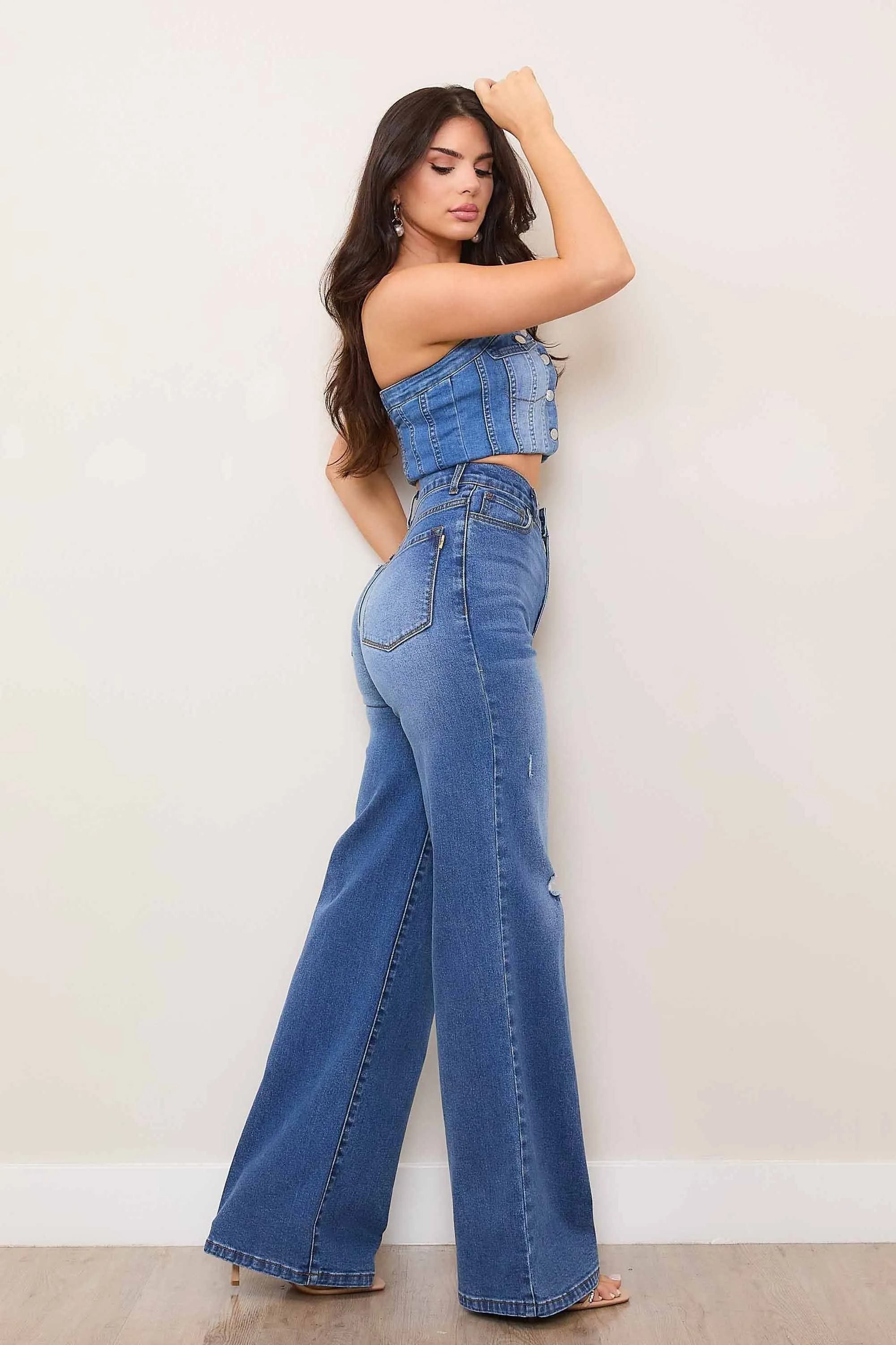 High-Rise Everyday Wide Leg Jeans