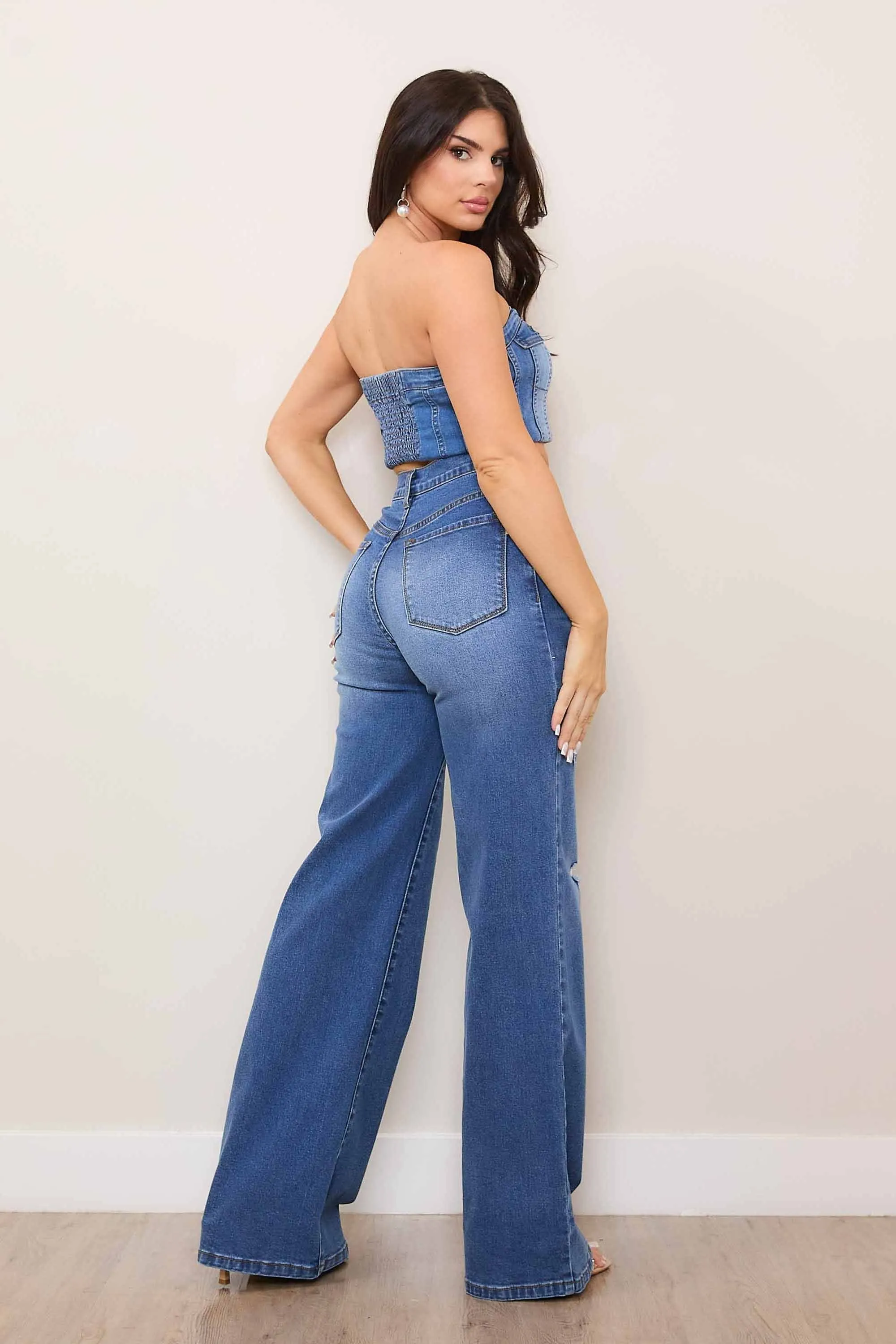 High-Rise Everyday Wide Leg Jeans