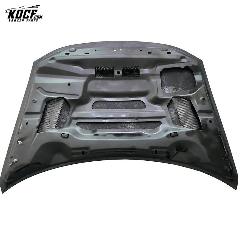 Honeycomb Redeye Style Carbon Fiber Front Hood Bonnet with vents For 2015-21 Dodge Charger SRT Hellcat