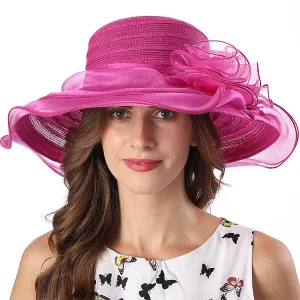 Kentucky Derby Hat Women Church Hat for Wedding Tea Party S053