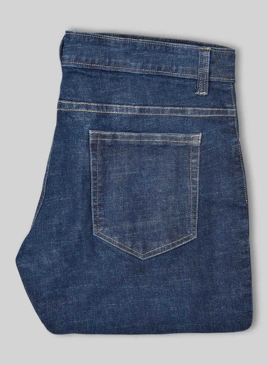 Light Indigo Stretch Denim Jeans