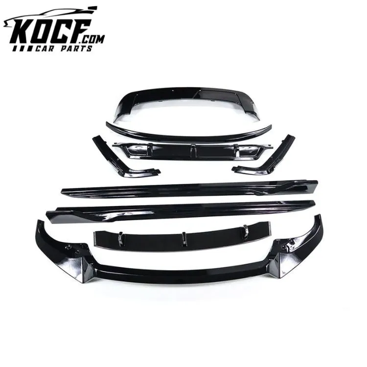 M-Tech Gloss Black Body Kit ABS Plastic Material Front Splitter Lip Rear Diffuser Side Skirts For Bmw X7 G07 2019 